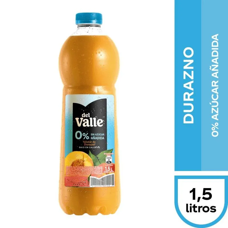 Néctar Andina Del Valle De Durazno 0% Azúcar 1.5lts.
