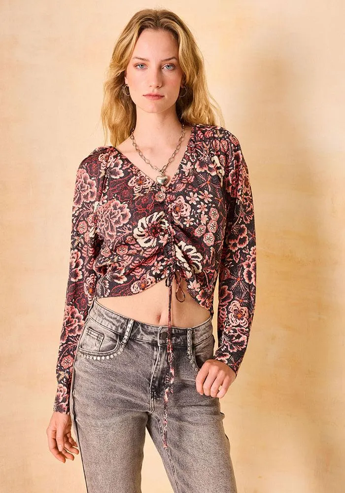Blusa tela jacquard full estampada Miscelaneo 1 M