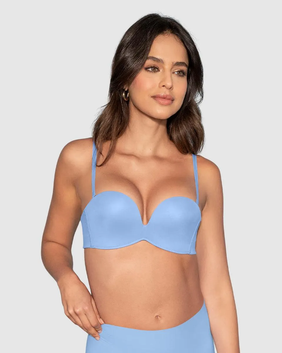 Sostén strapless Antigravedad de realce alto sin arco