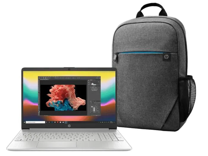 Notebook HP 15-fc0022la + Mochila HP Prelude 15.6"