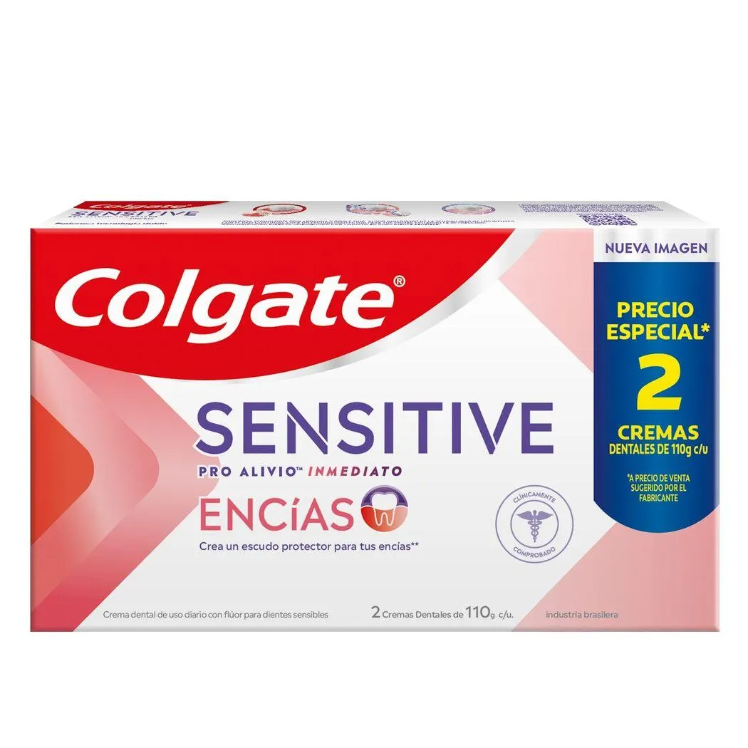 Set Crema Dental Sensitive Pro Alivio Inmediato 110g