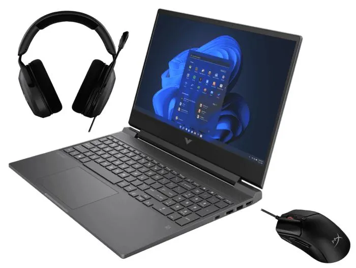 Notebook Gaming Victus 15-fb2019la + Audífonos HyperX + Mouse HyperX
