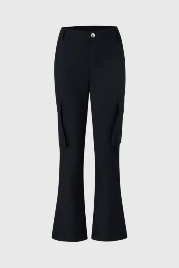 PantalÓn niÑa cargo parachute negro i