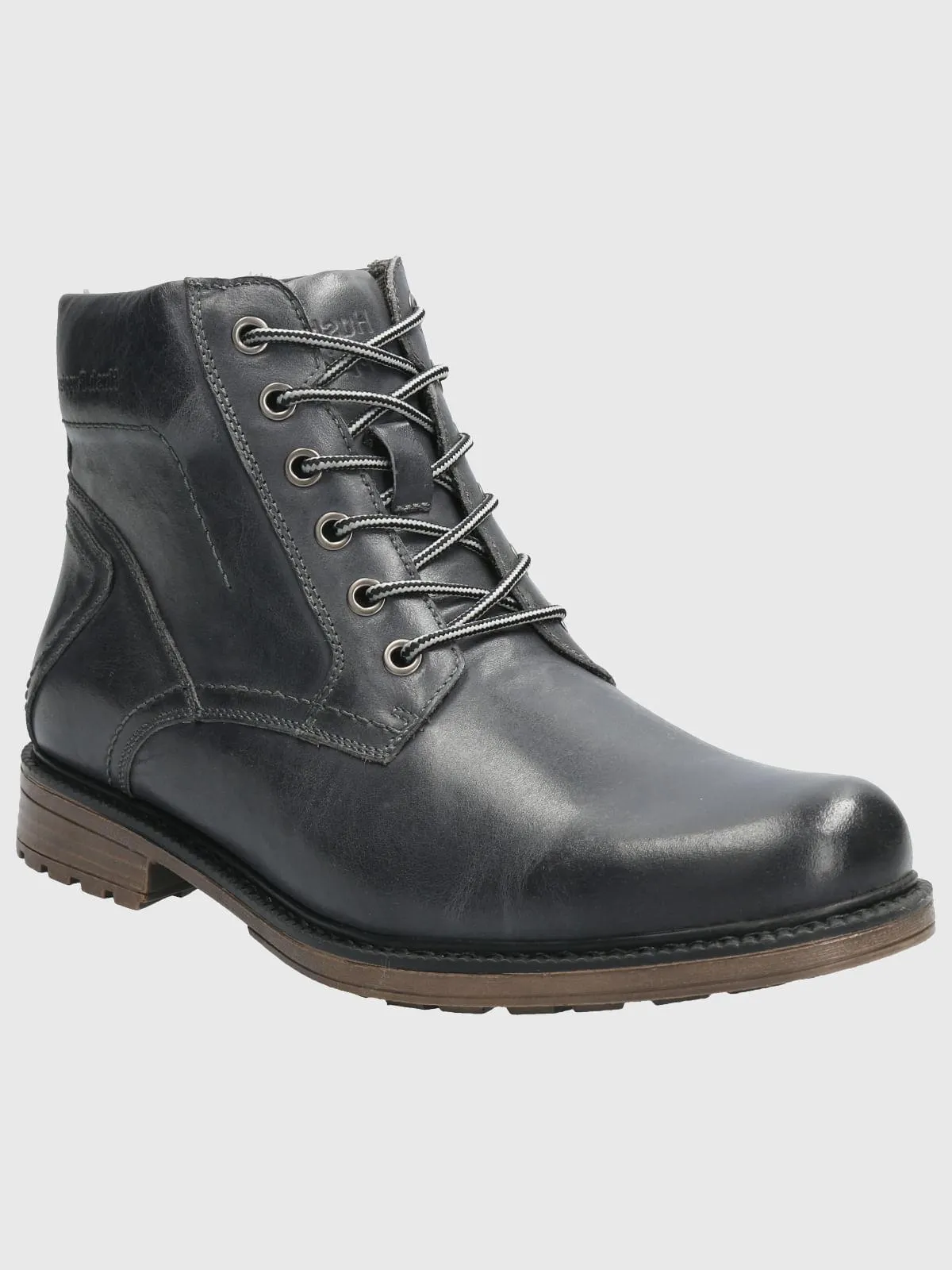 Botin Cuero Hombre Quero Gris