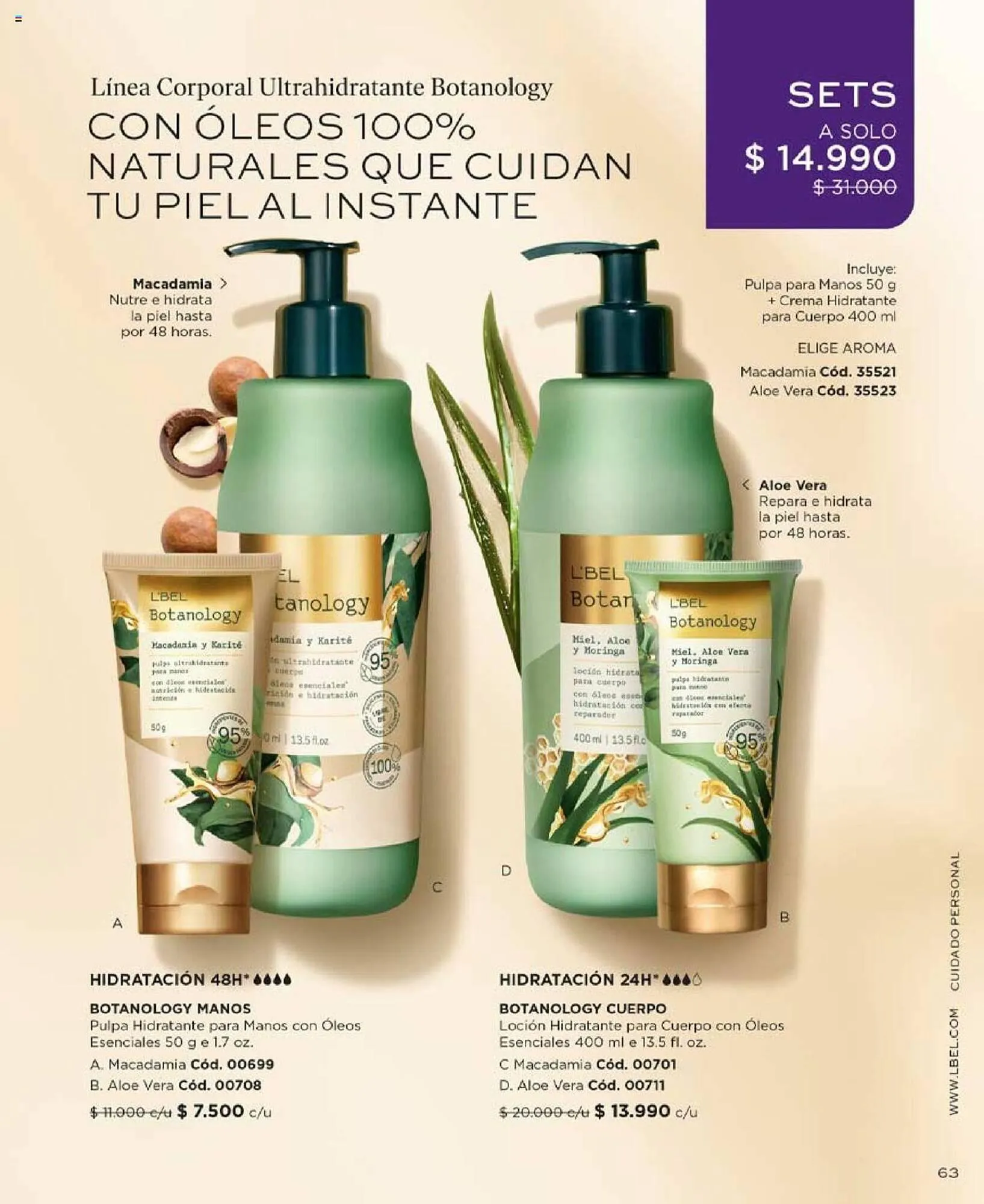 Catálogo de Catálogo L'Bel 16 de agosto al 16 de septiembre 2024 - Página 63