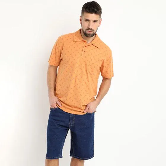 Polera Pique Estampada