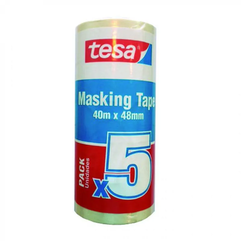 Cinta de enmascarar Masking Tape Pack 5 48 mm 40 MT Beige