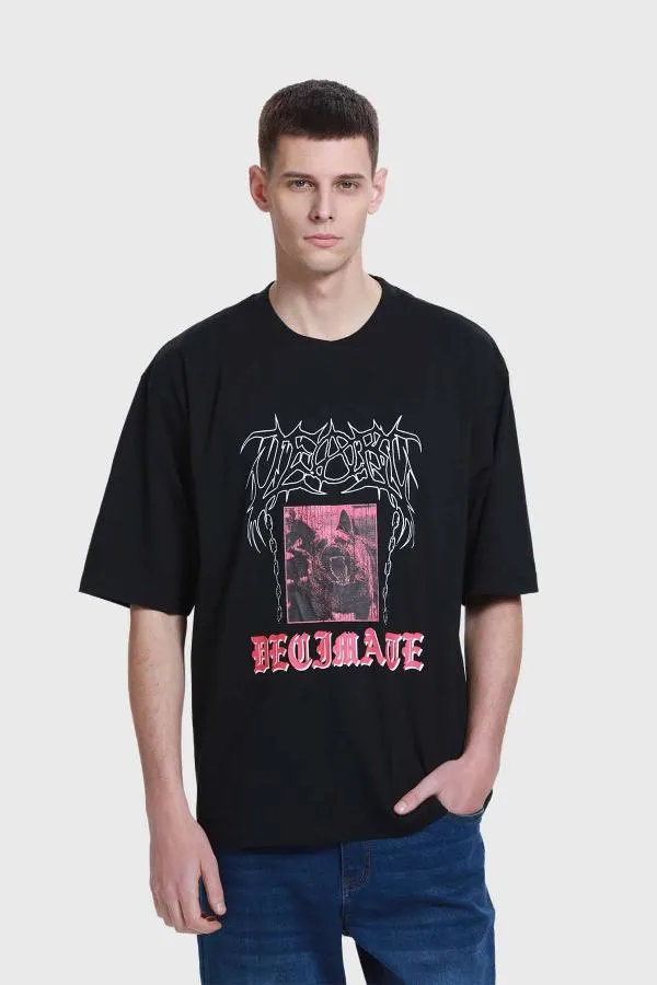 Polera hombre posicional negro