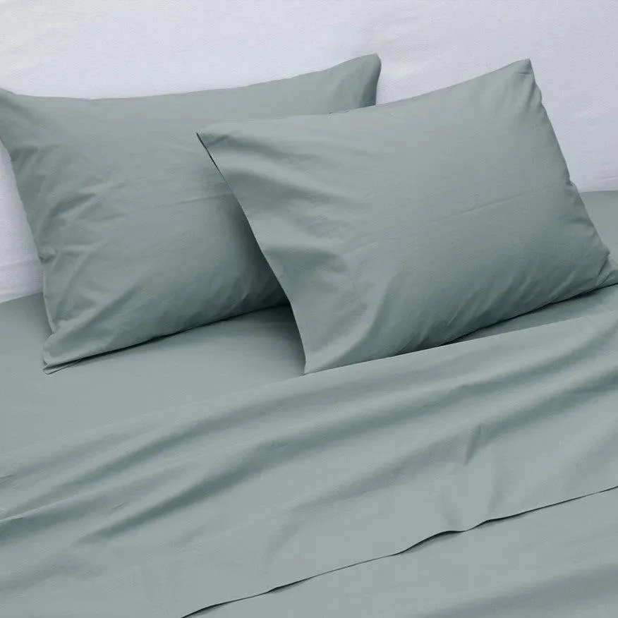 Sábana 300 Hilos Percale 2 Plazas Celeste