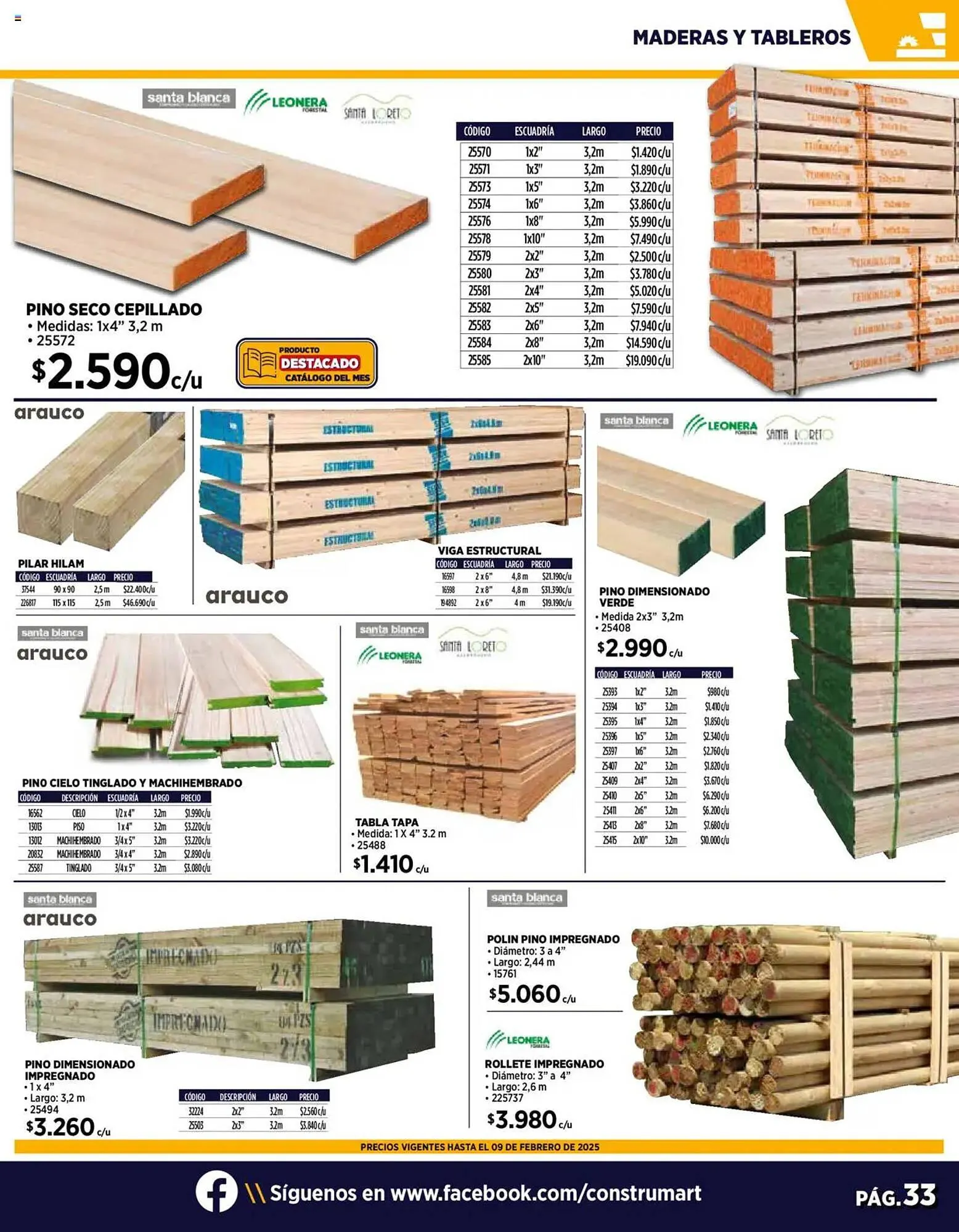 Catálogo de Catálogo Construmart 1 de febrero al 28 de febrero 2025 - Página 33