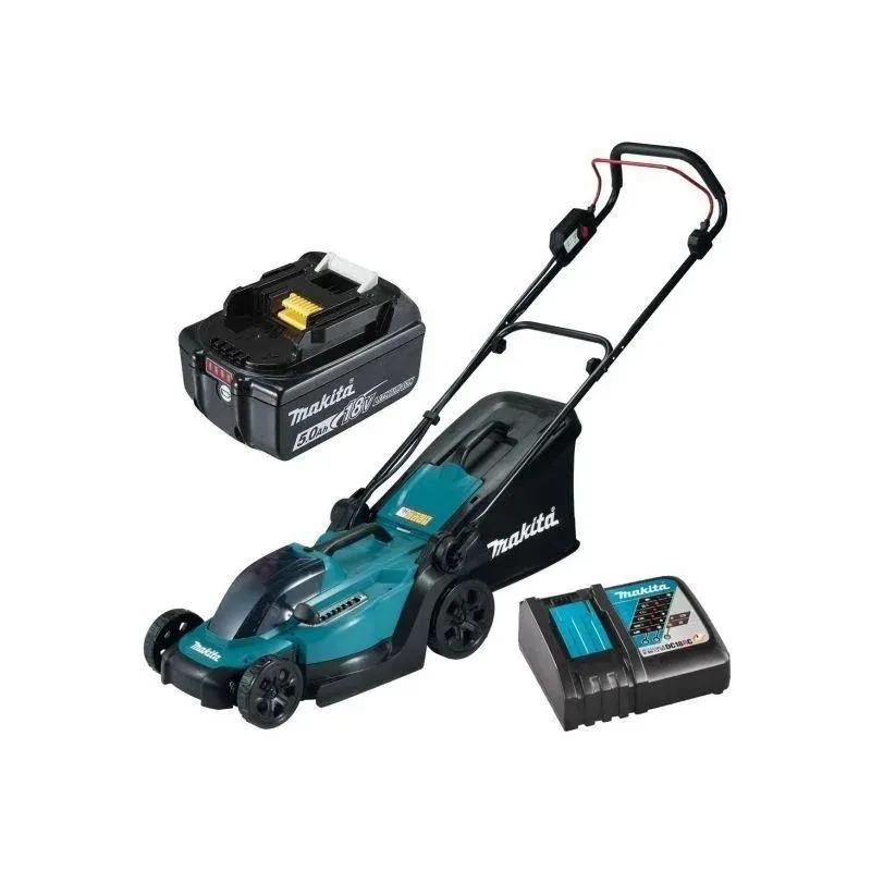 Cortadora De Cesped 13"(330Mm) 18V 1 Bat.Li-Ion 5 + Cargador Dlm330Rt Makita