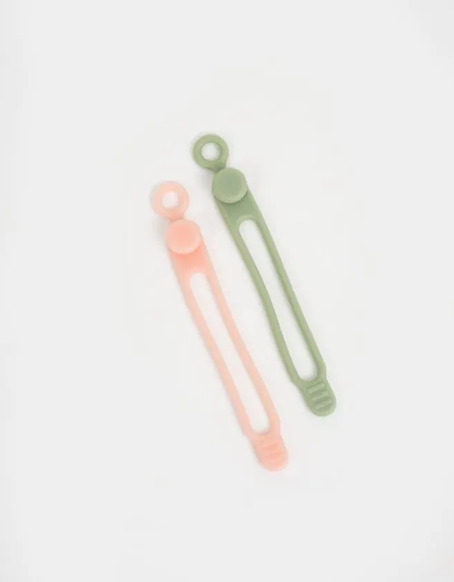 Set x 2 sujeta cables de silicona