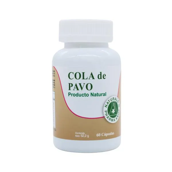 Cola de Pavo 500 mg x60 cápsulas, Pharmaknop