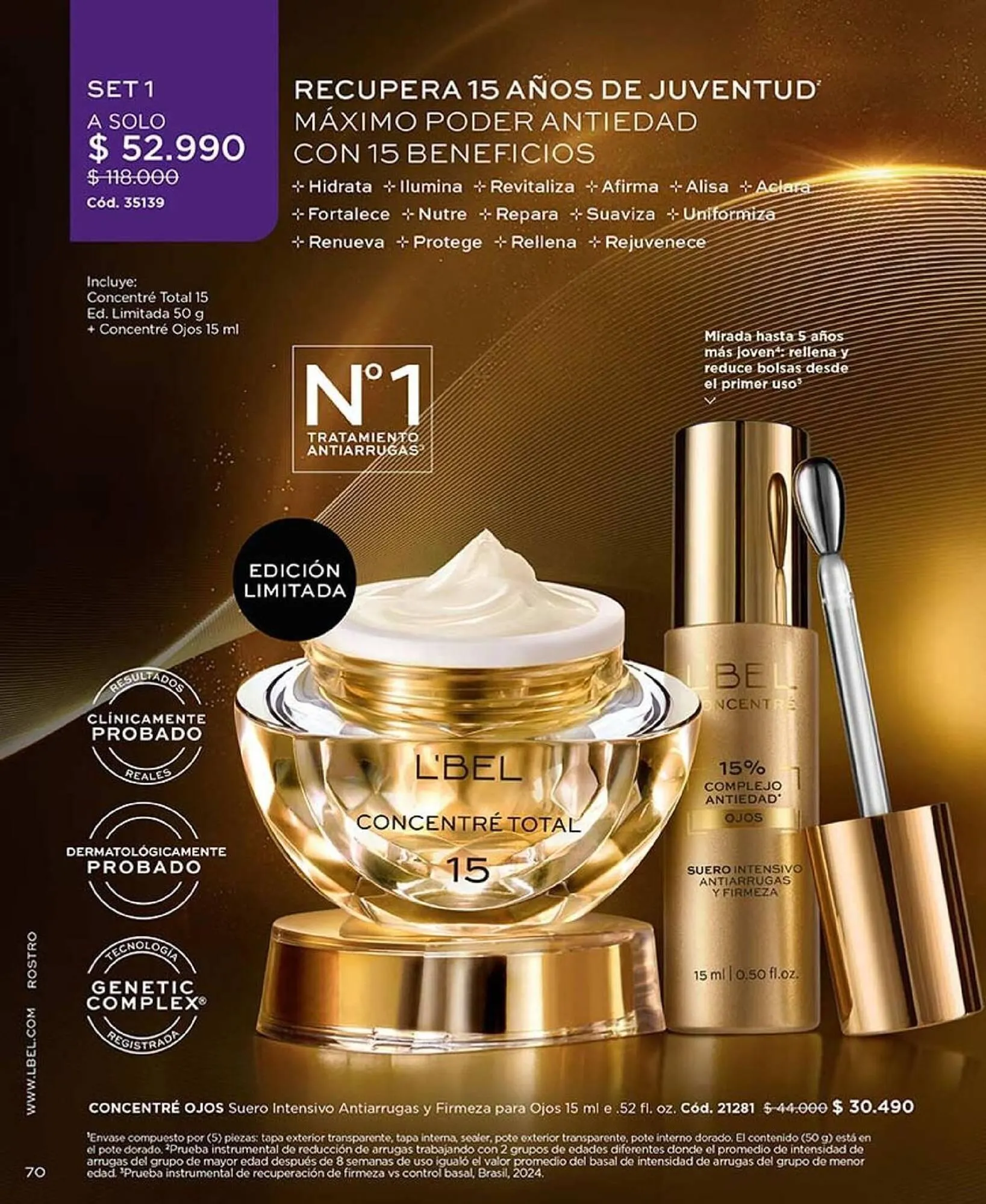 Catálogo de Catálogo L'Bel 6 de octubre al 31 de octubre 2025 - Página 70