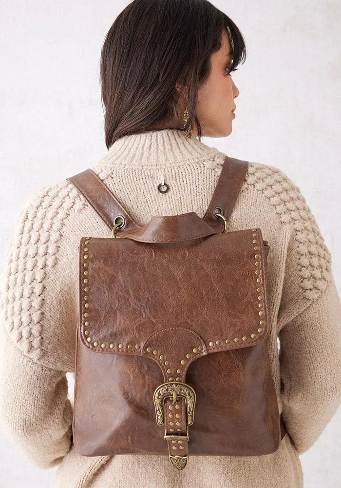 Mochila Hebilla Y Argollas U Cafe