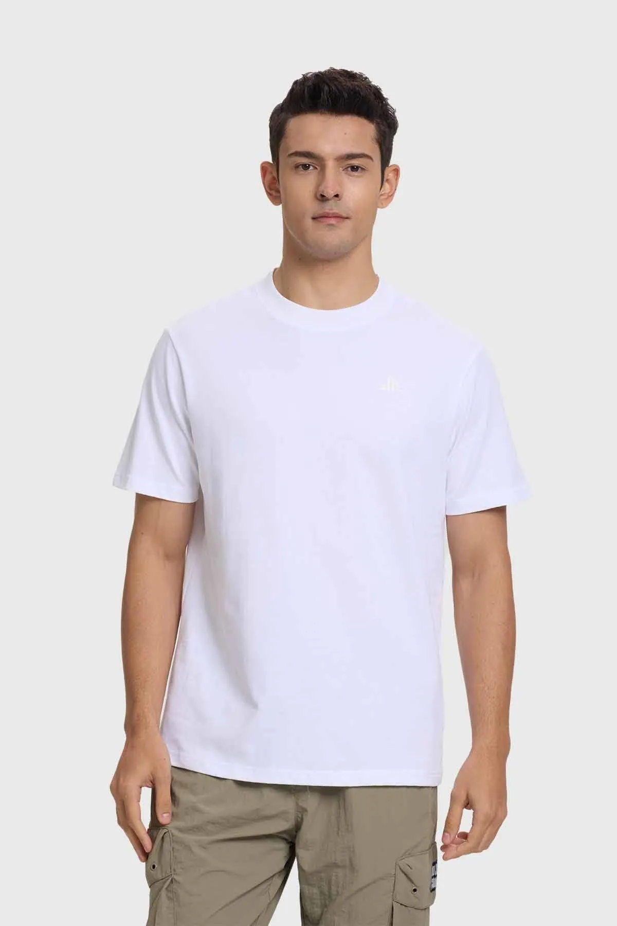 Polera Hombre Long Fit Básica Blanco