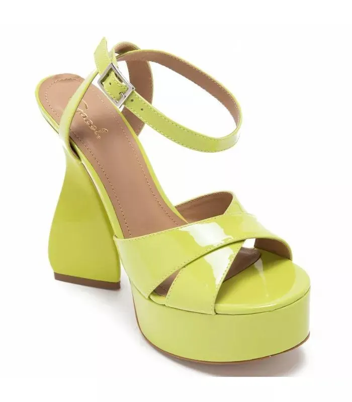 Sandalia Trina Verde Limon