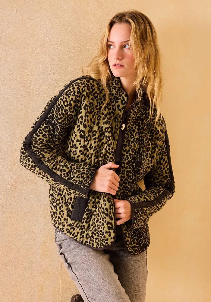 Chaqueta quilted procesada