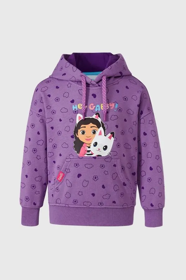 PolerÓn niÑa gabby dollhouse morado