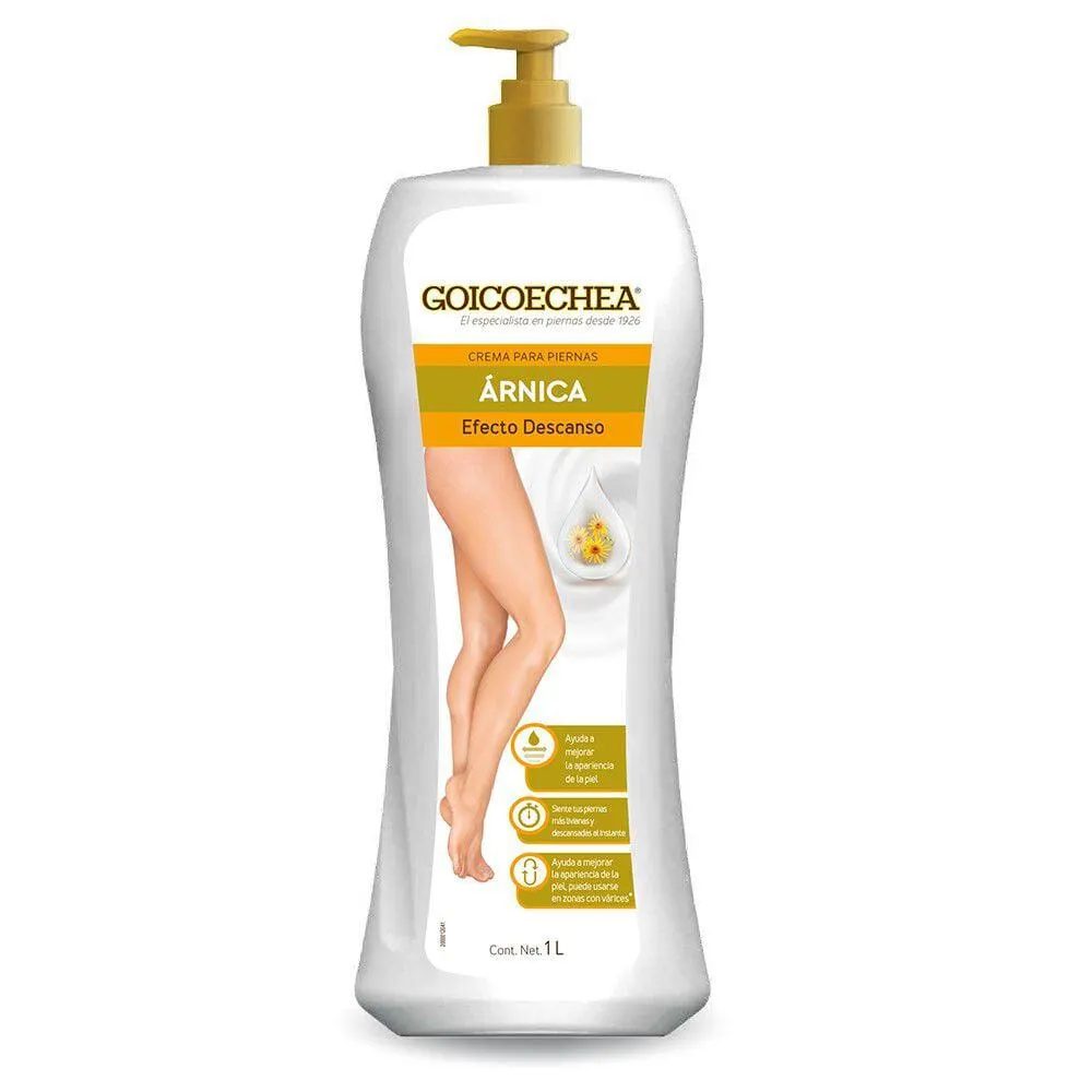 Crema Para Piernas Arnica y Manzanilla Efecto Calmante 1000 mL