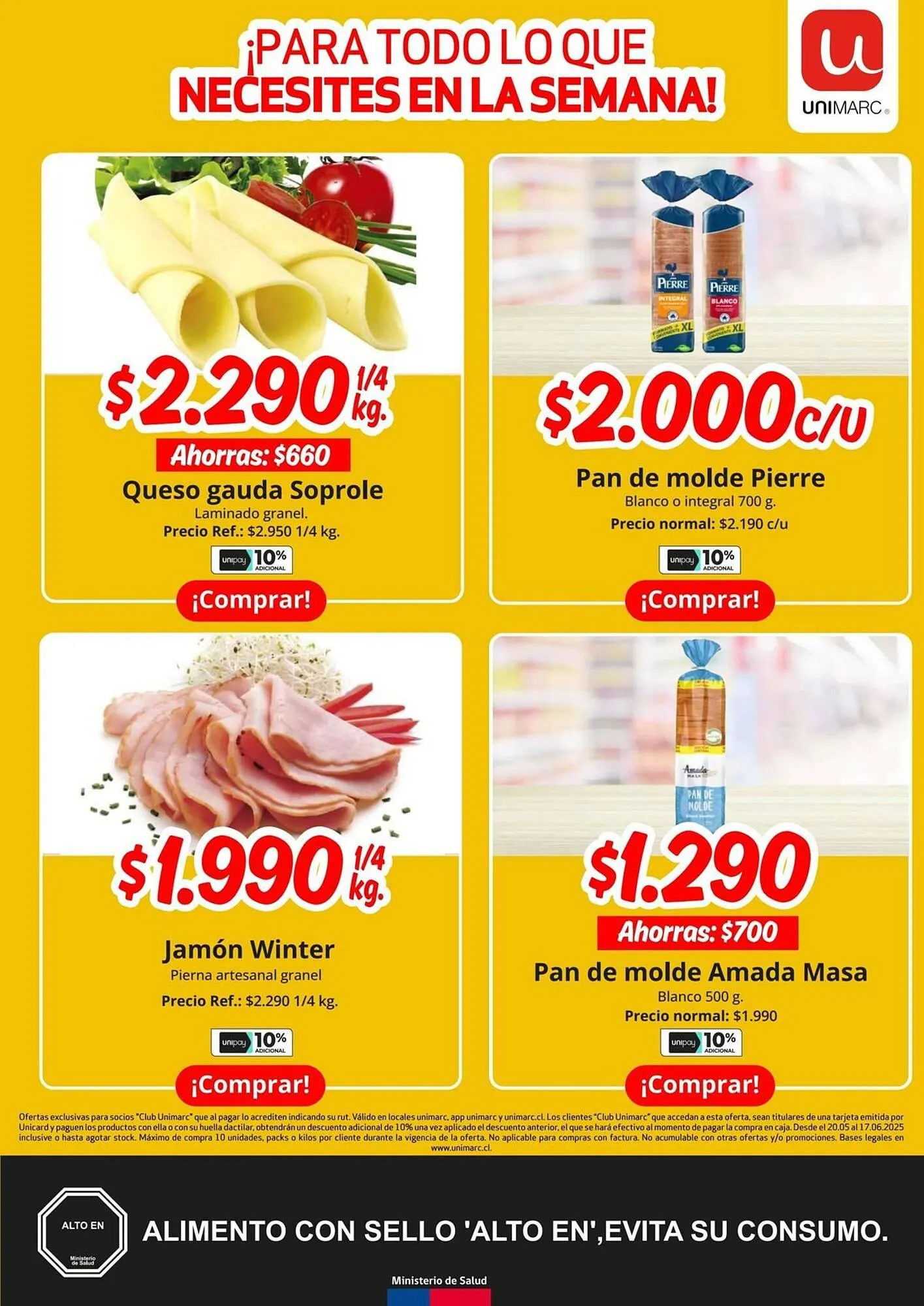 Catálogo de Catálogo Unimarc 20 de mayo al 17 de junio 2025 - Página 5