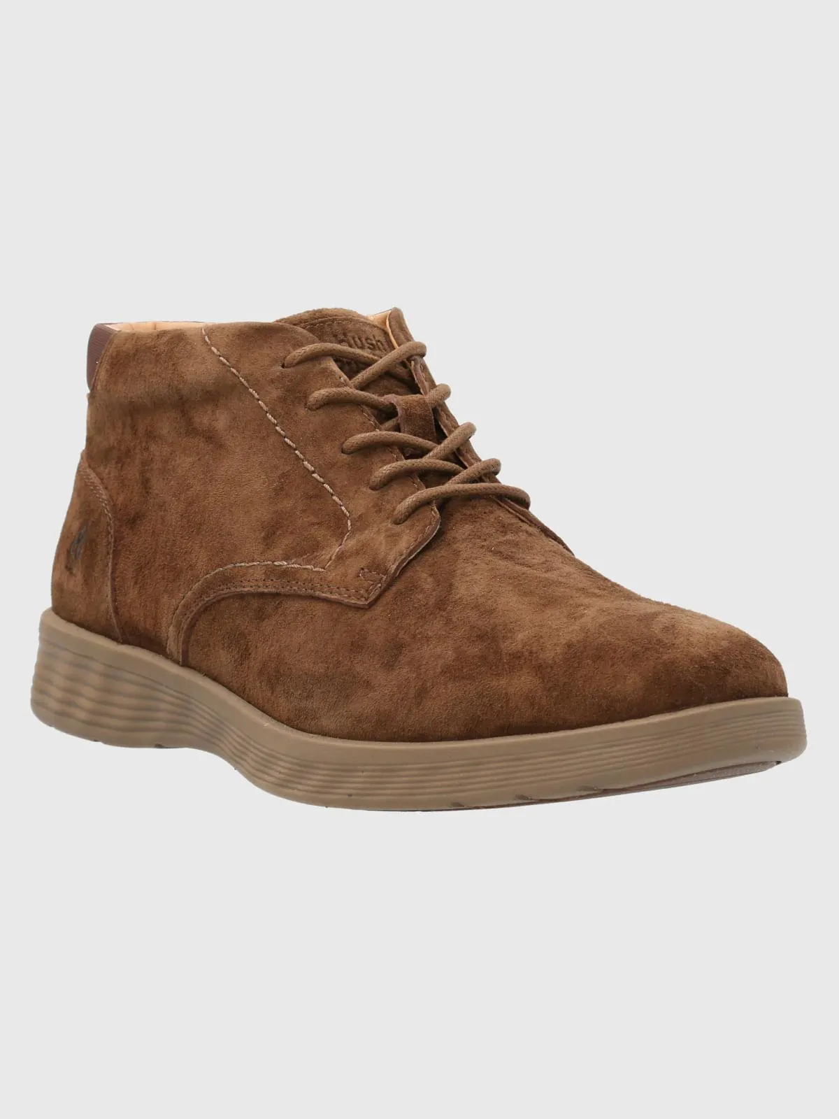 Botin Cuero Hombre Spinal City Café Hush Puppies