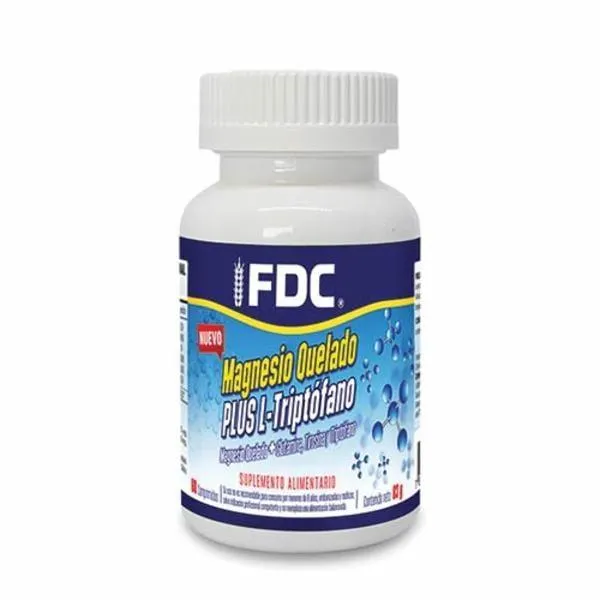 Magnesio Quelado L-Triptofano x 90 cápsulas - FDC