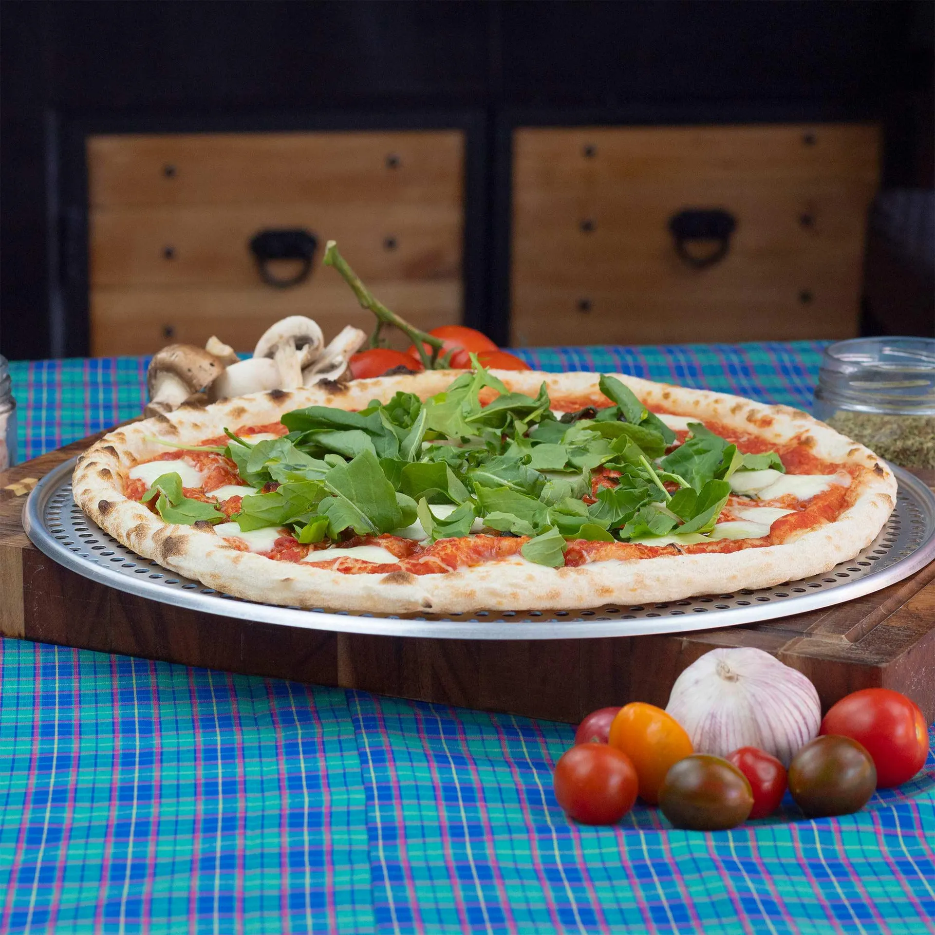 Bandeja Para Pizza Perforada 40 Cms