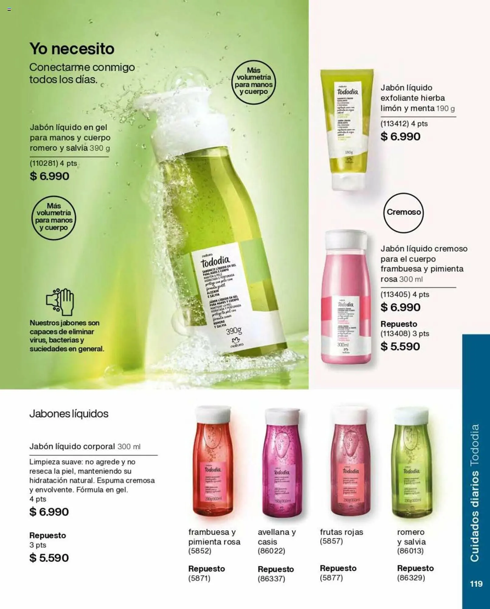 Catálogo de Catálogo Natura 1 de septiembre al 30 de septiembre 2023 - Página 119