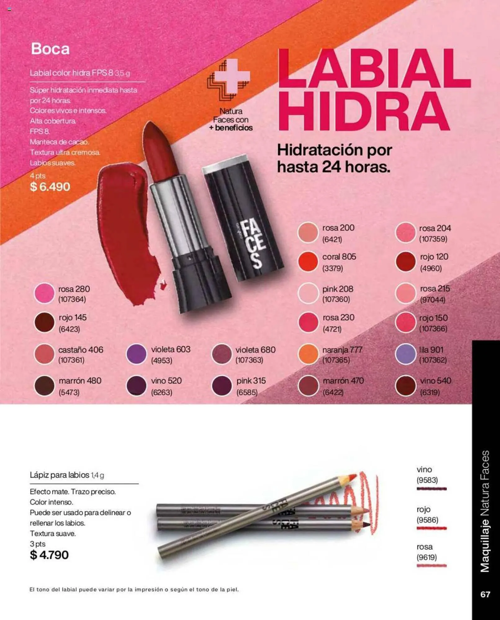 Catálogo de Catálogo Natura 1 de julio al 31 de octubre 2023 - Página 67