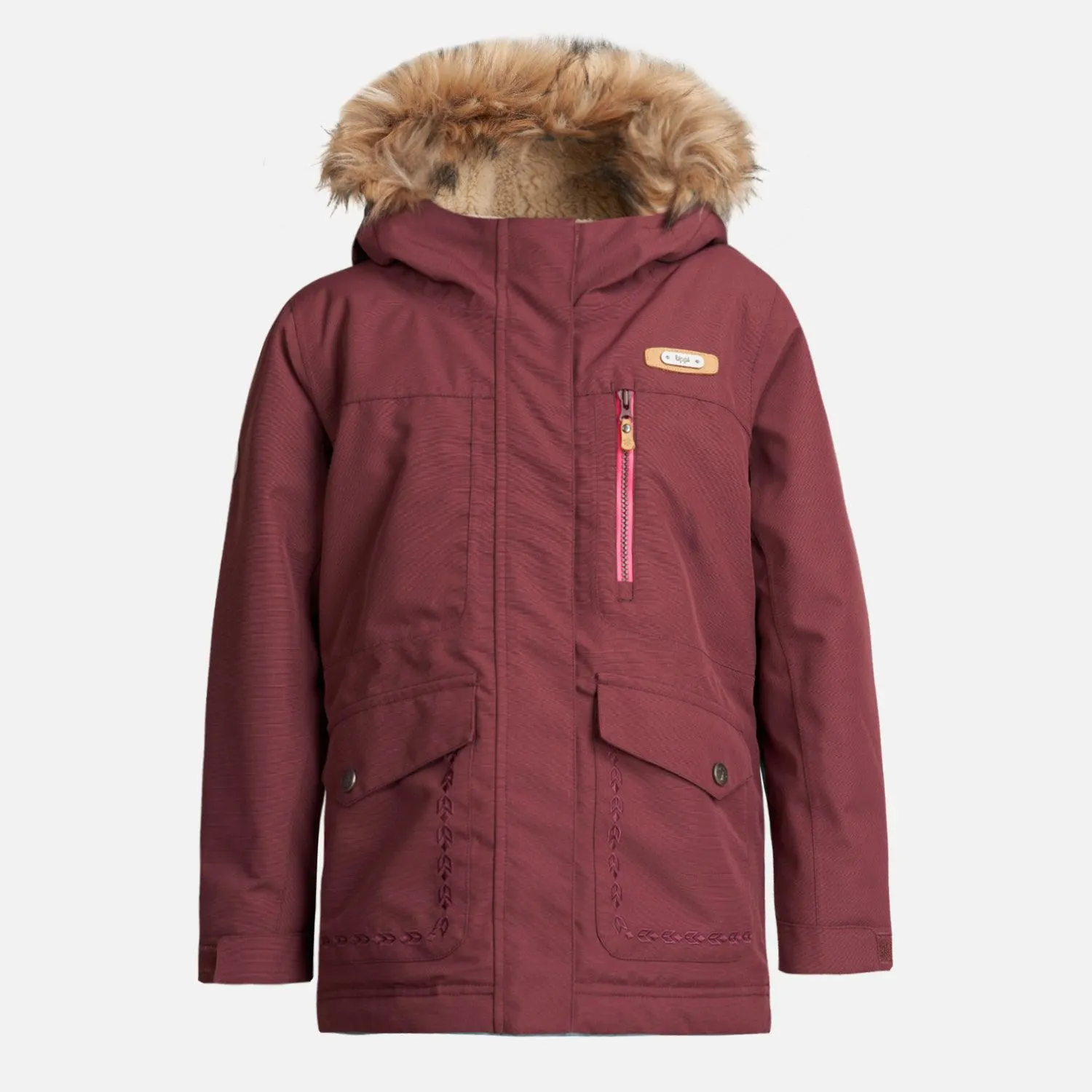 Chaqueta Niña Roble B-Dry Hoody Jacket Vino Lippi