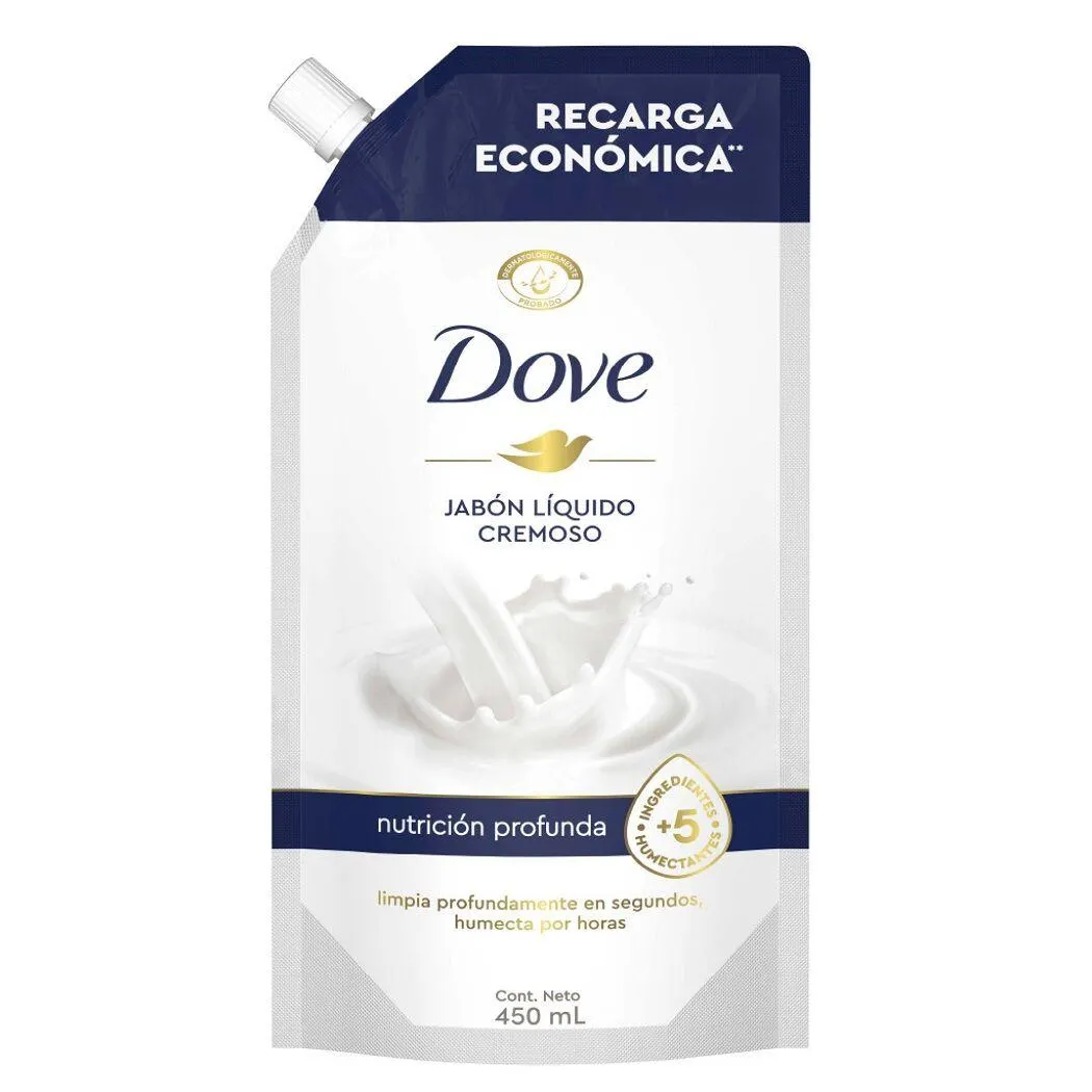 Dove Jabón Líquido Nutrición Profunda DoyPack 450ml