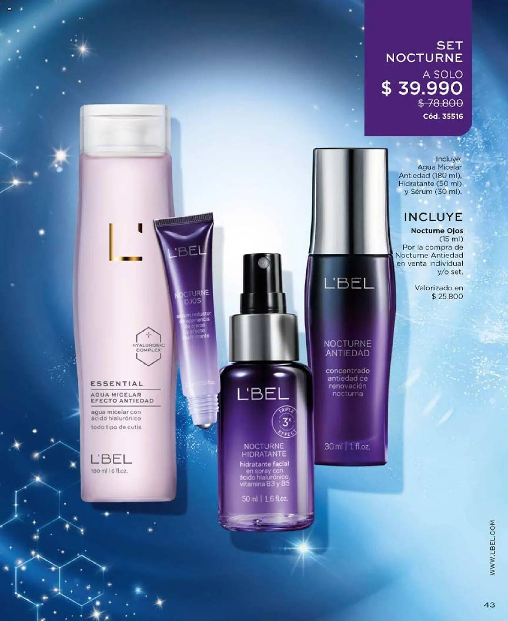 Catálogo de Catálogo L'Bel 16 de agosto al 16 de septiembre 2024 - Página 43