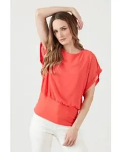 Pantalon regular rojo