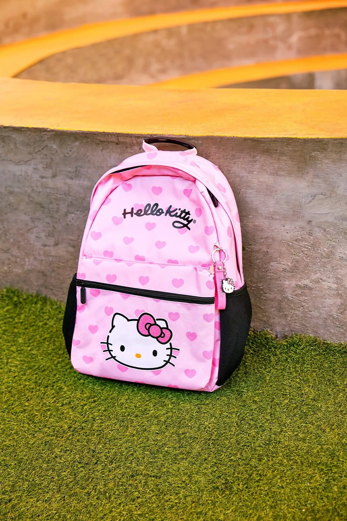 Mochila Escolar Infantil Hello Kitty 25 Lt. Rosado