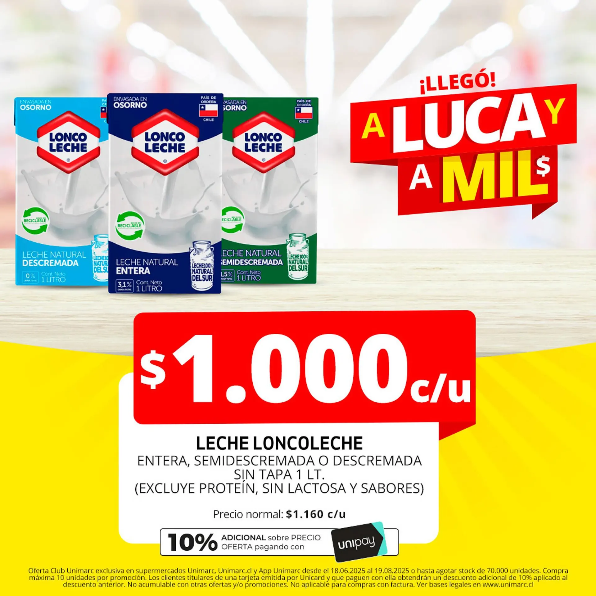 Catálogo de Catálogo Unimarc 8 de agosto al 19 de agosto 2025 - Página 1