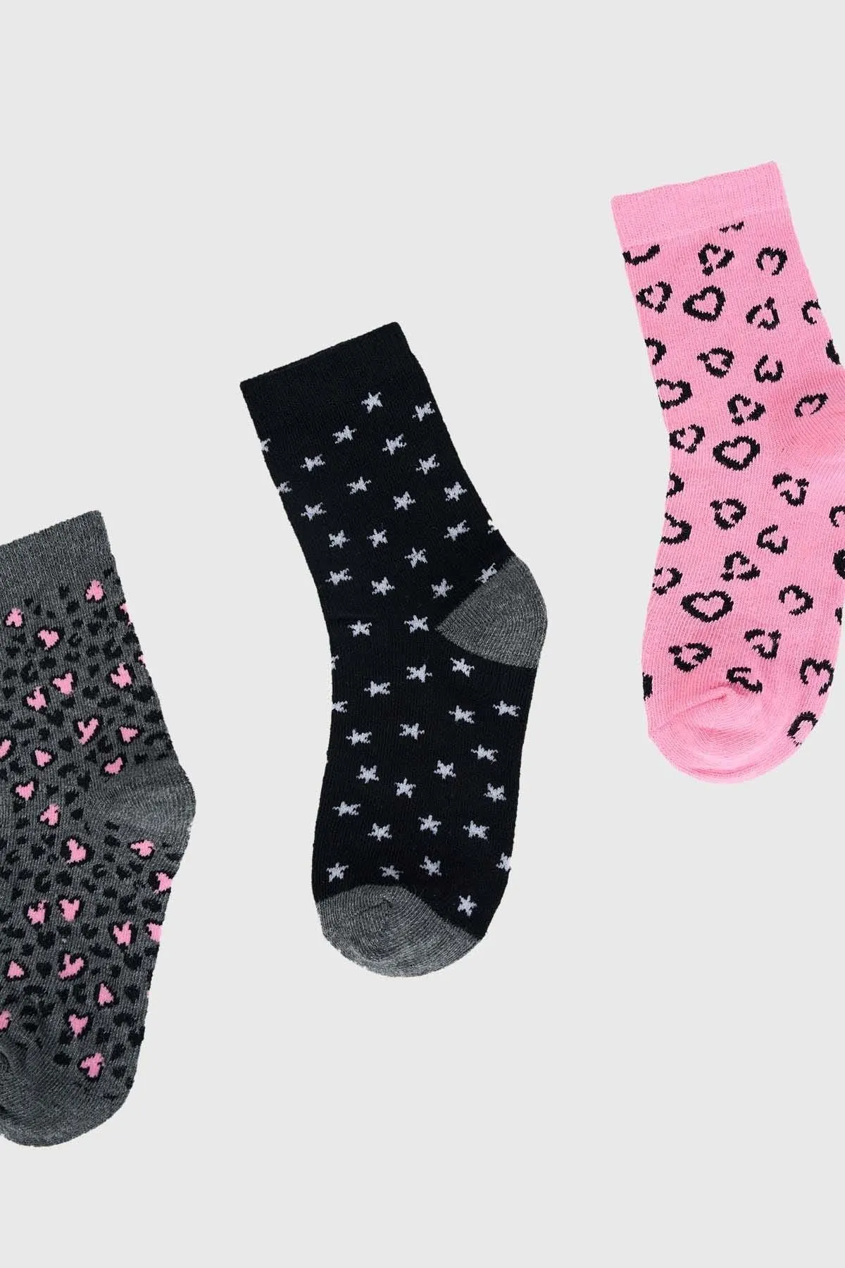 Calcetín De Vestir Niña Tripack Negro