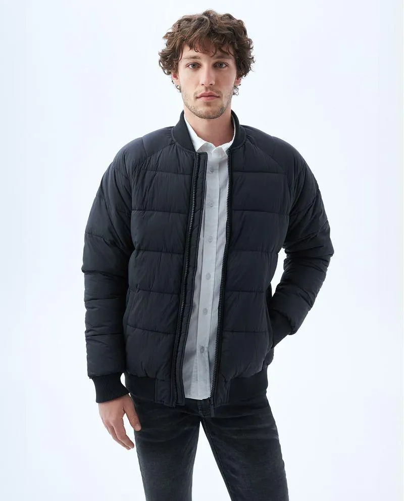 Chaqueta abullonada para hombre