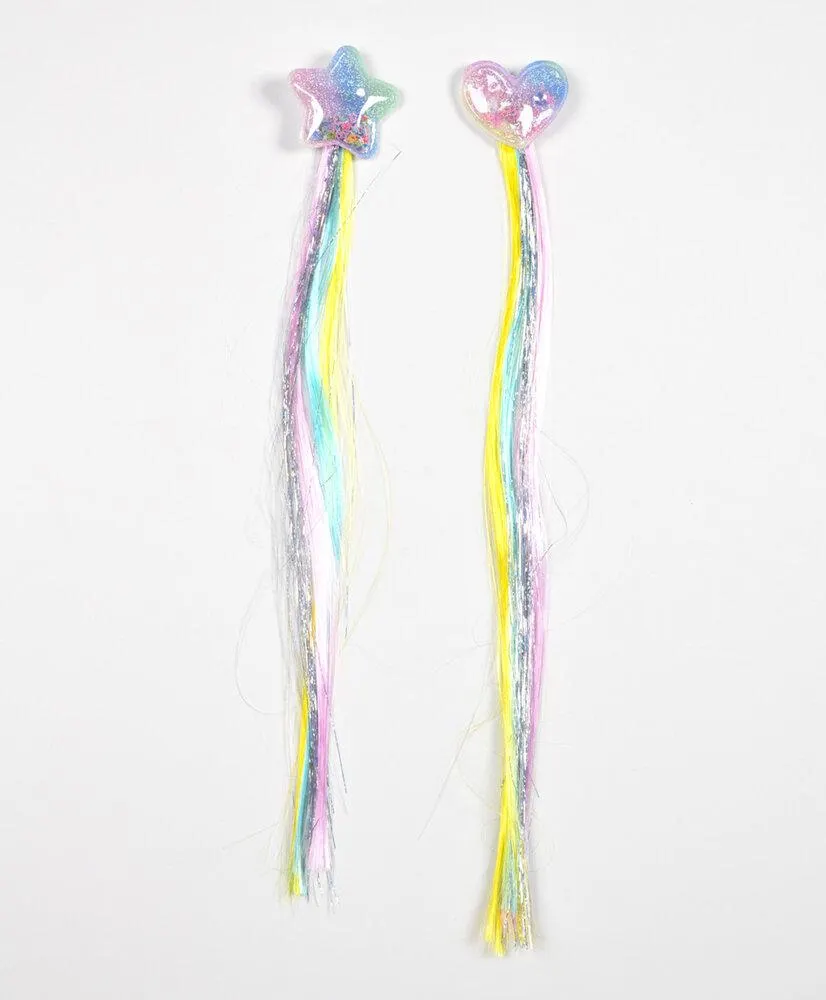 Mecha infantil estrella y corazón