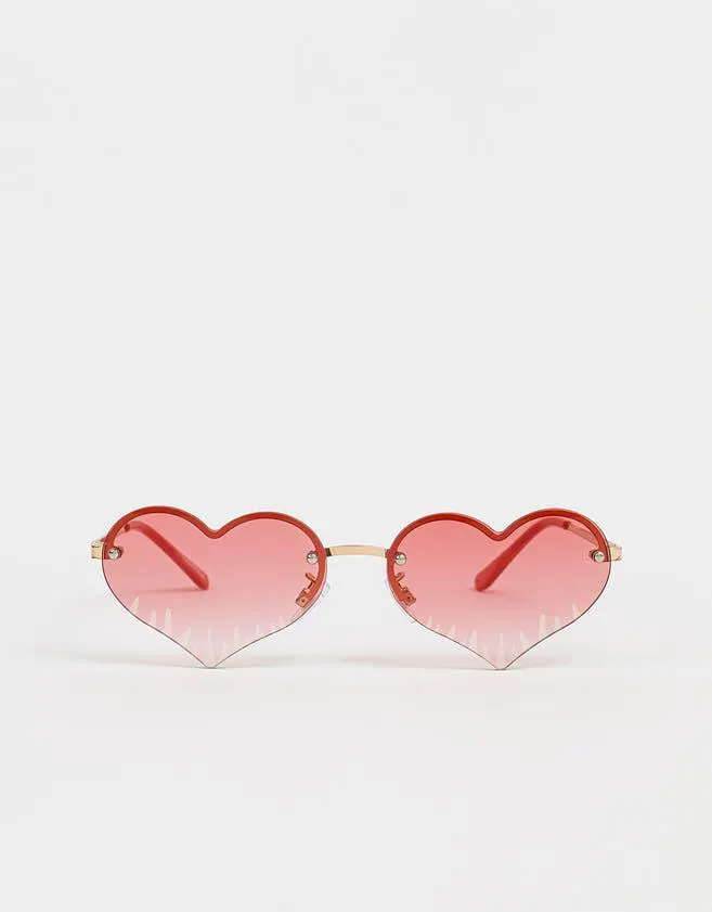 Anteojos con forma de corazón
