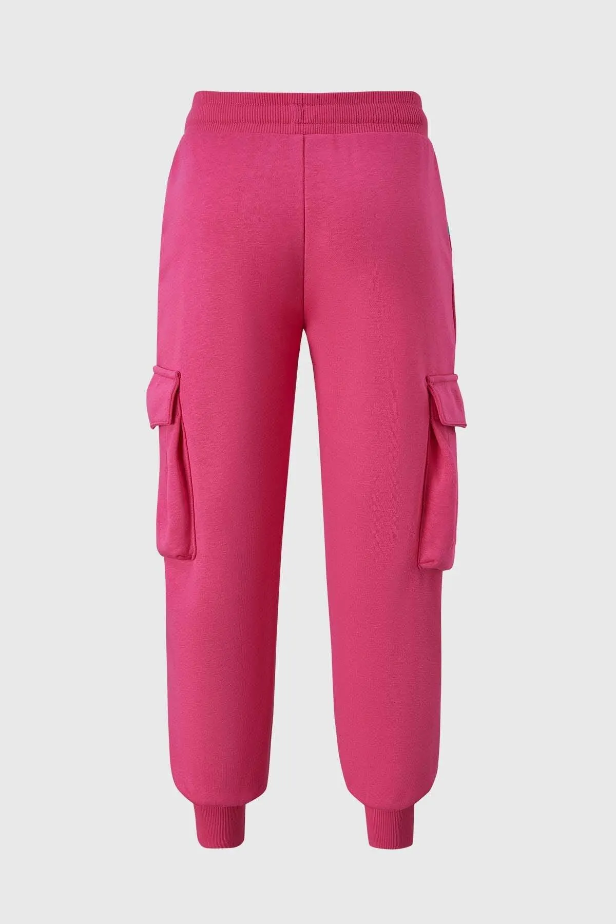 Pantalón Buzo Niña Jogger Cargo Skye Fucsia