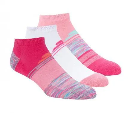 3 Pack Women's Socks - Spacedye Pink