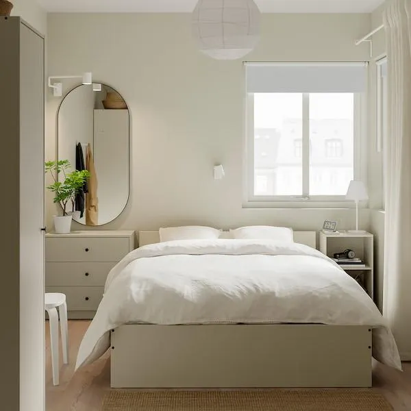 Muebles dormitorio, set de 4, beige,