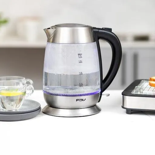 Hervidor de Vidrio Crystal 1.7 Lts FDV