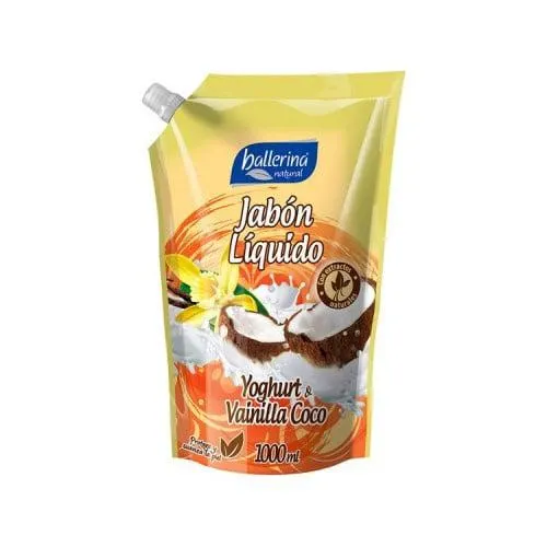 Jabon Ballerina Yog Vain Coco Dp 900Ml
