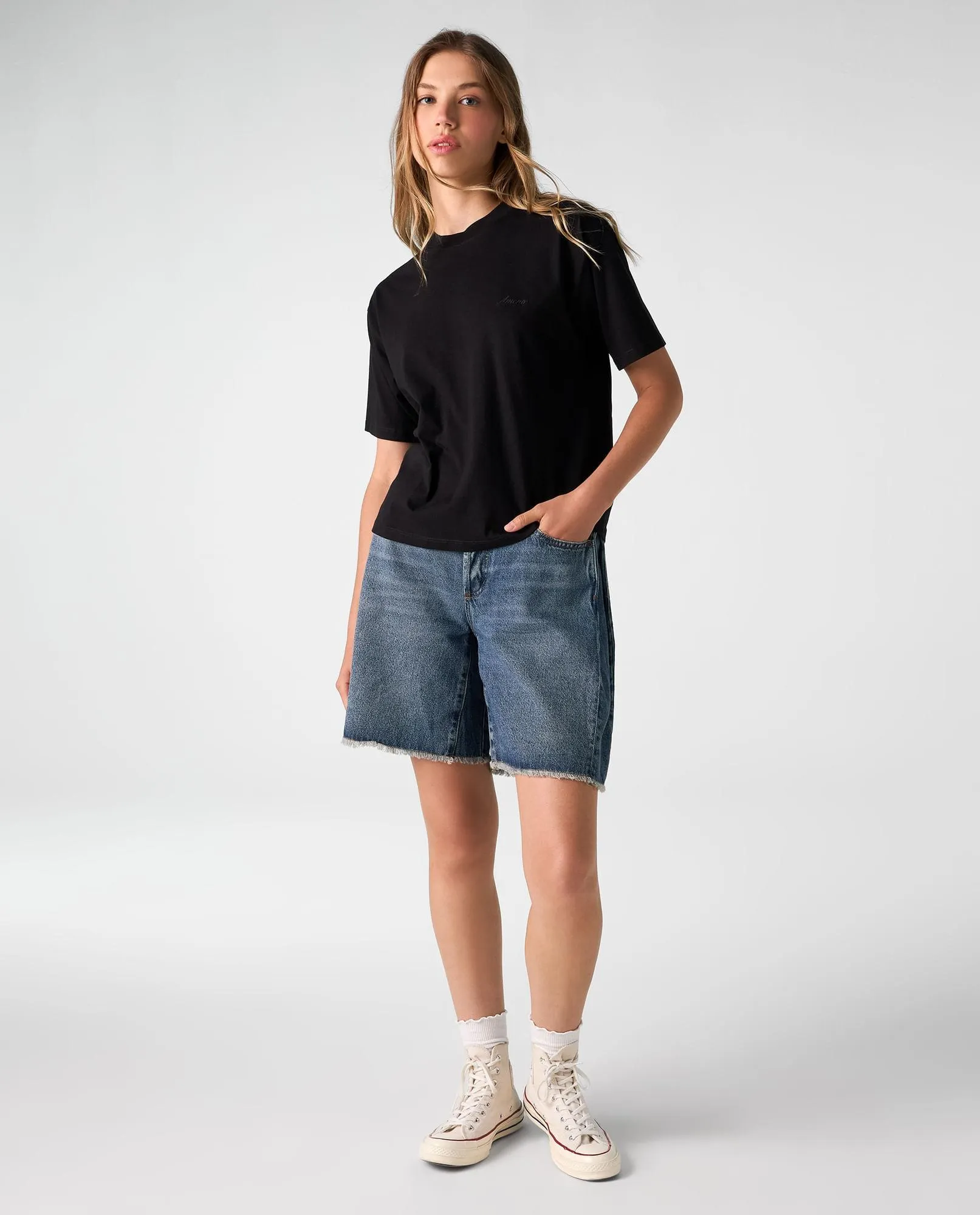 Camiseta con estampado localizado para mujer