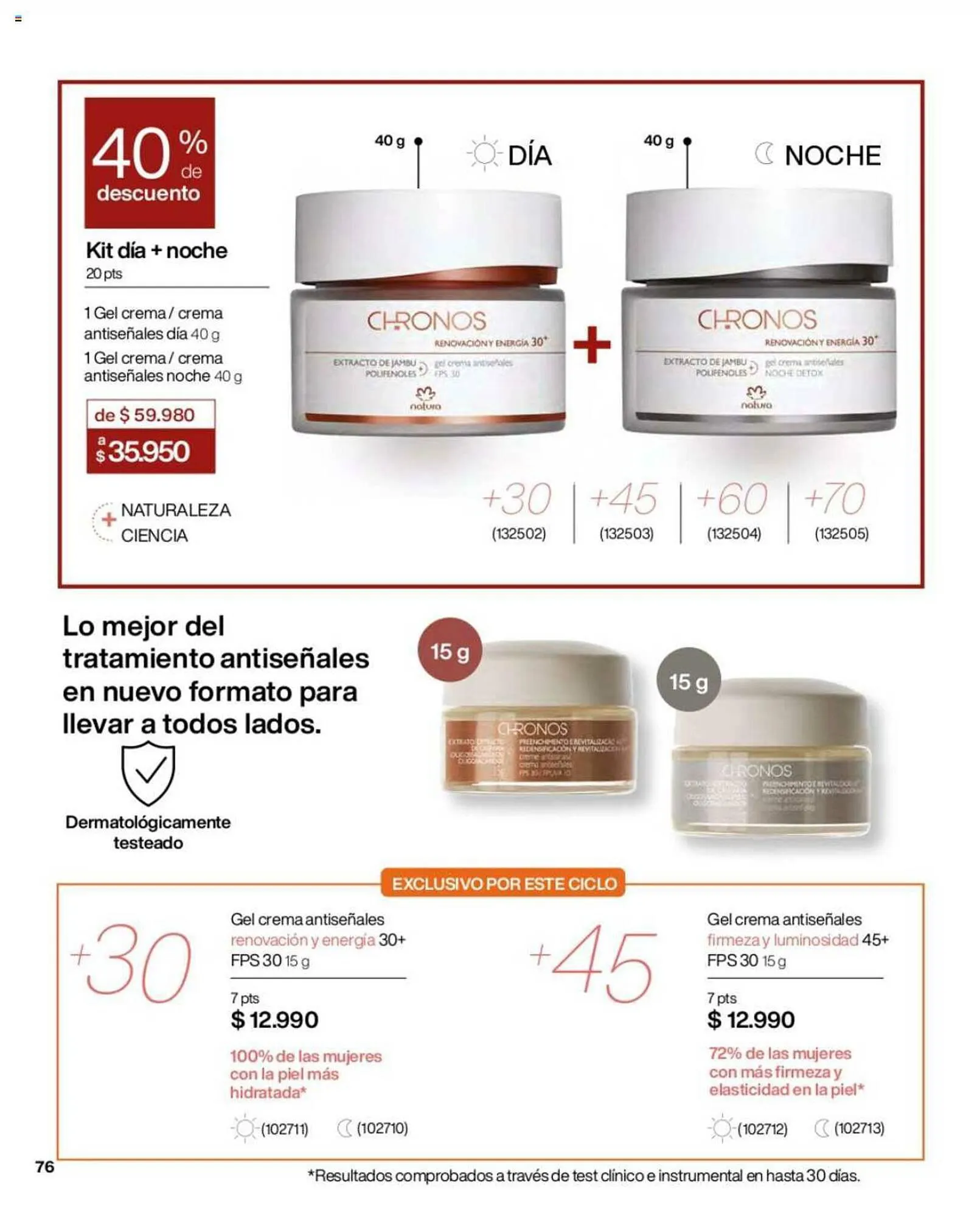 Catálogo de Catálogo Natura 1 de julio al 31 de octubre 2023 - Página 76