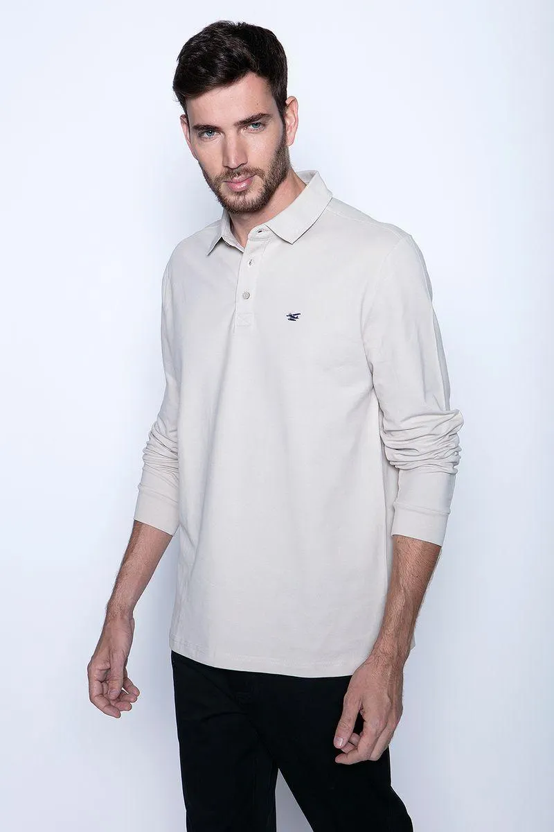 Polera Polo Ml Sand