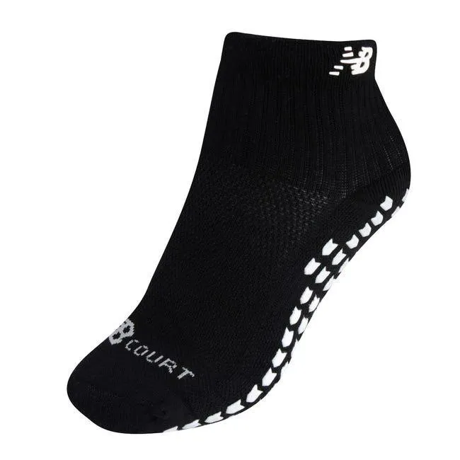 Calcetines 2 Pares Mujer Tenis New Balance 3/4 Antideslizante Negro