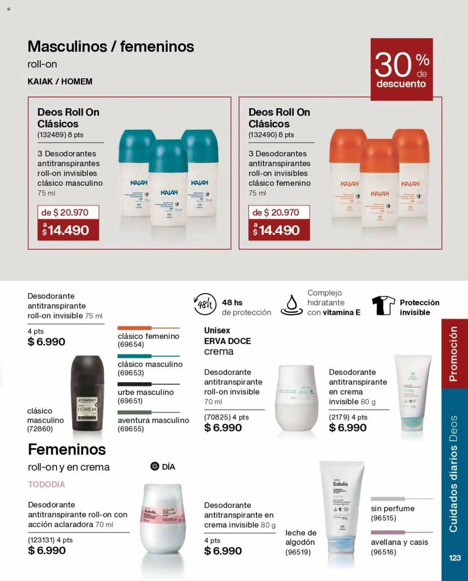 Catálogo de Catálogo Natura 1 de septiembre al 30 de septiembre 2023 - Página 123